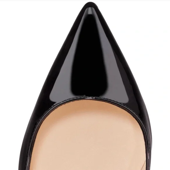 Christian Louboutin Pigalle 100mm Patent Leather Pumps - Picture 4 of 12